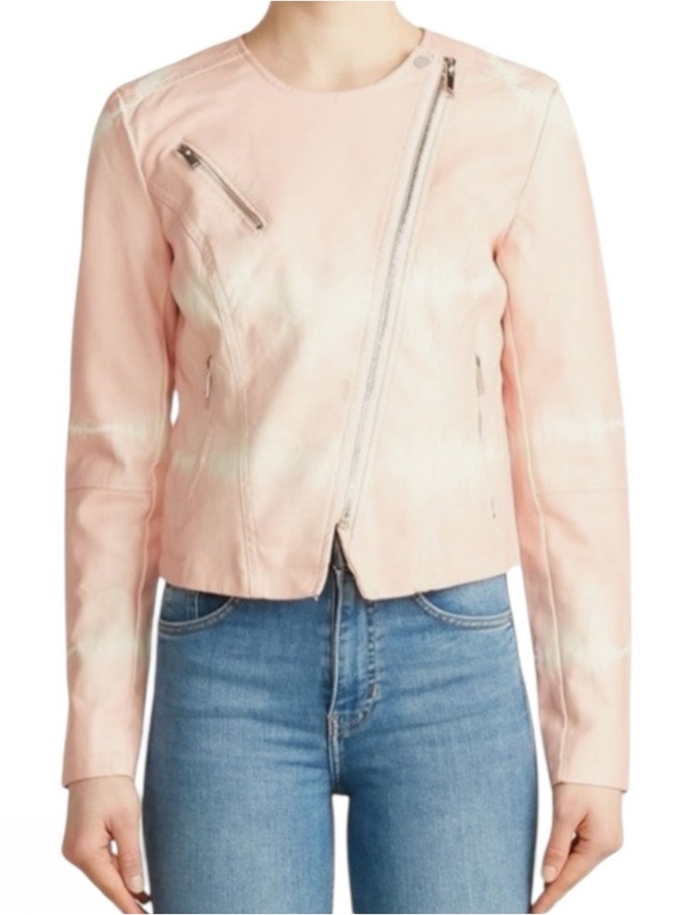 Skinnygirl Faux Leather Motto Jacket Size 3X New